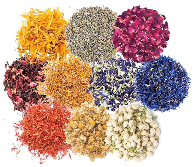 FOOD GRADE DRIED FLOWERS & FLOWER PETALS